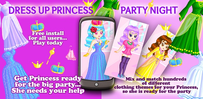 Dress Up Princess Party Night