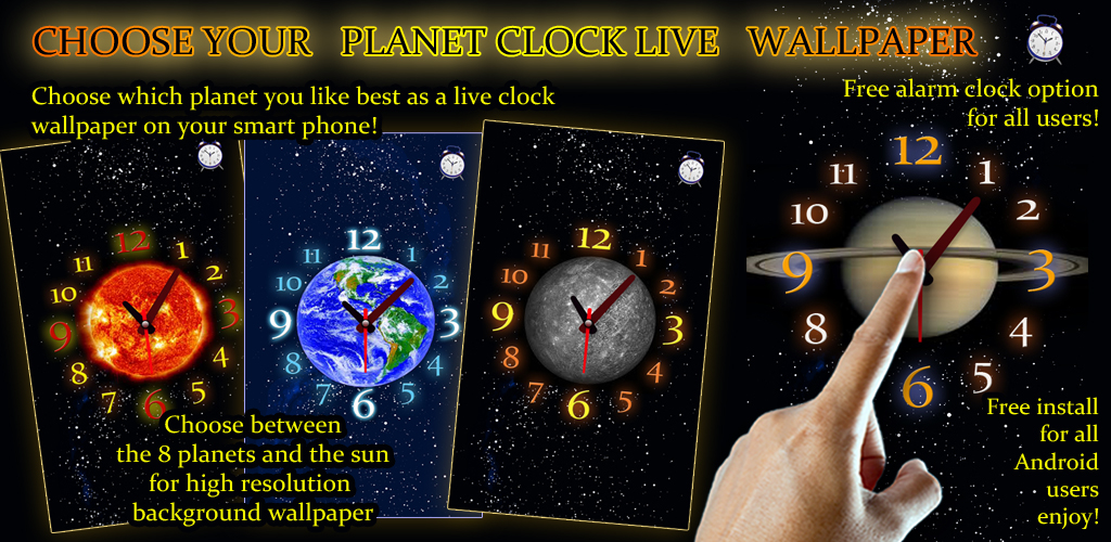 Choose Your Planet Clock LWP