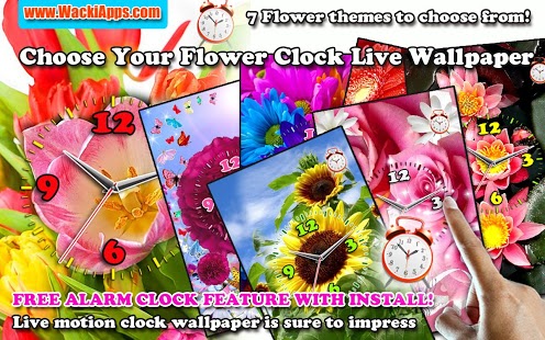 Choose Your Flower Clock LWP